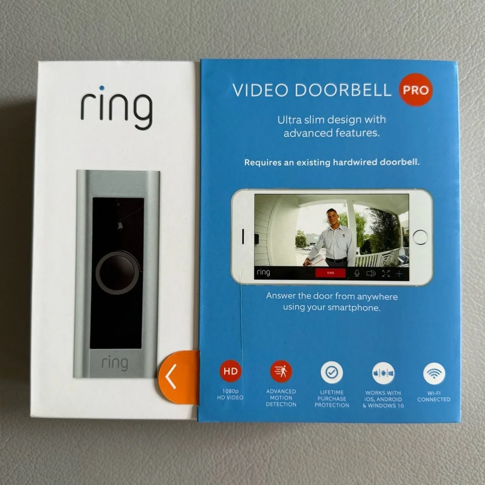 RING - Video Doorbell PRO | Tools & 3 Extra Cover | Great Condition